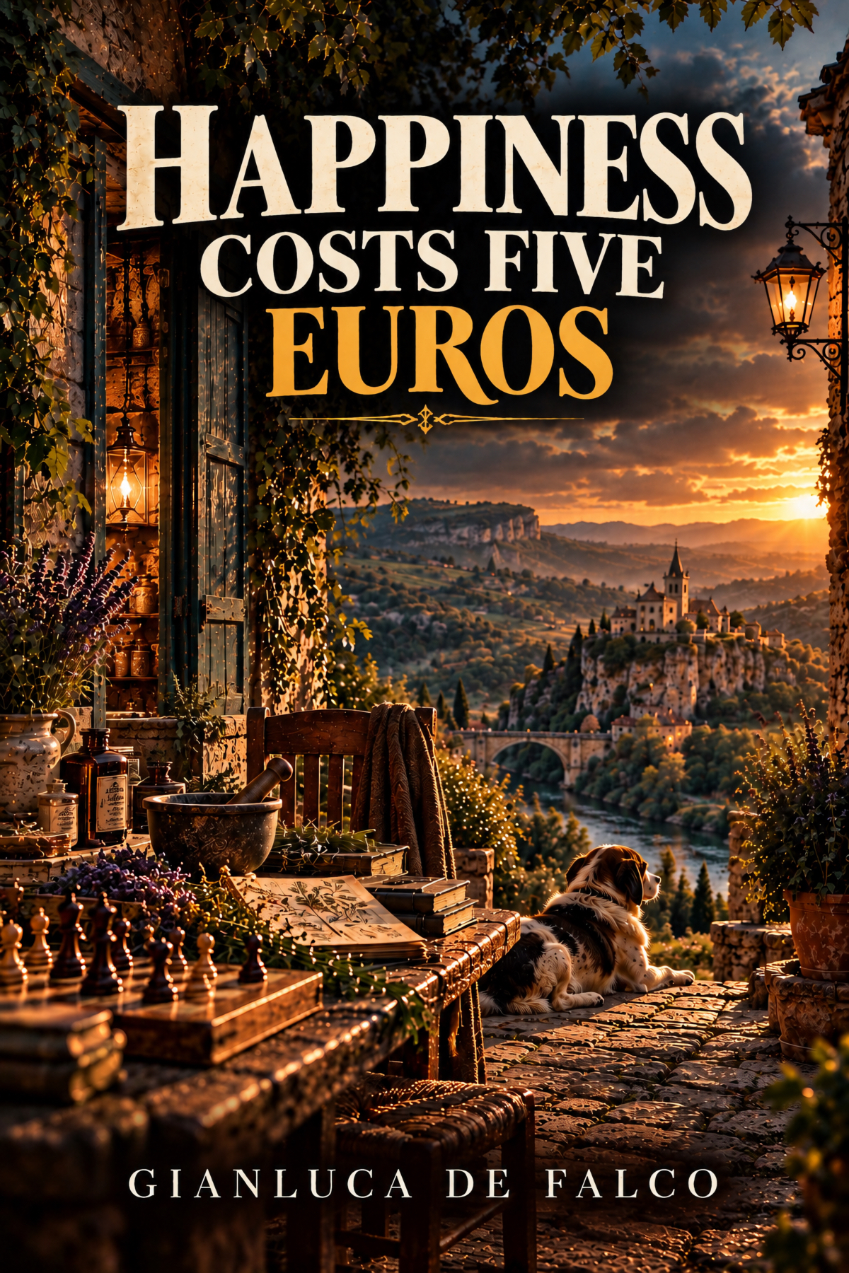 Cover of Happiness Costs Five Euros by Gianluca De Falco