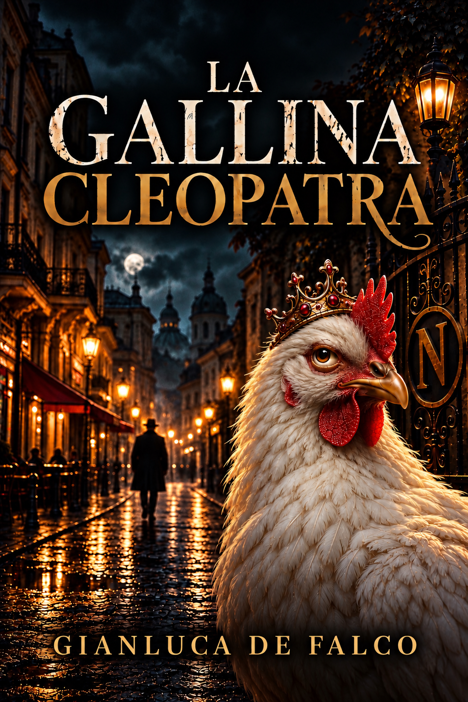 Portada italiana de La gallina Cleopatra